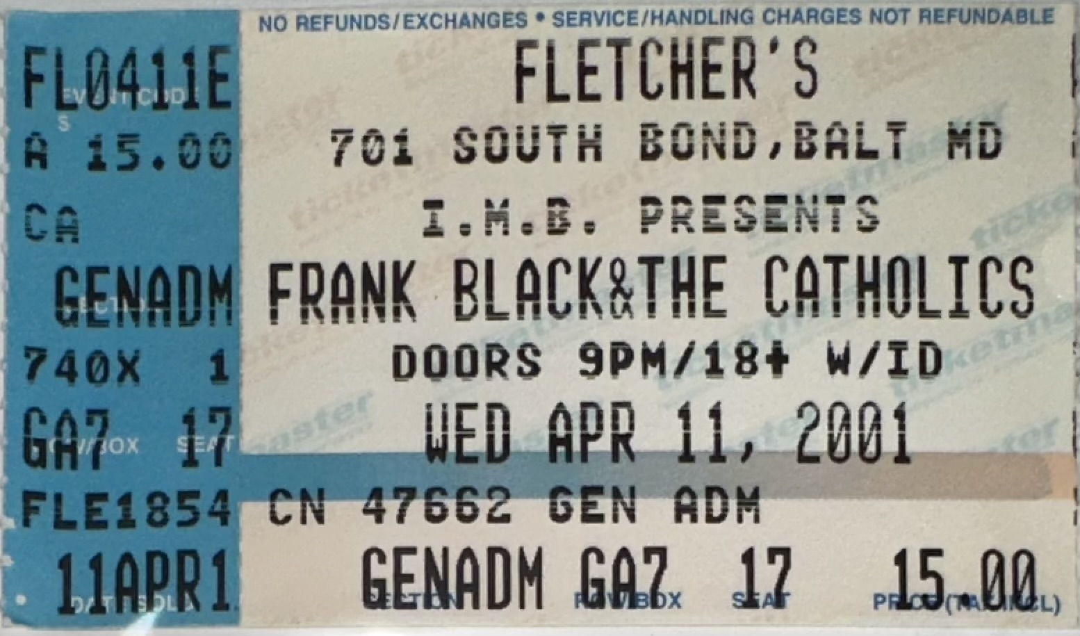 Frank Black and the Catholics